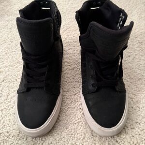 Supra Black High-Top Sneakers